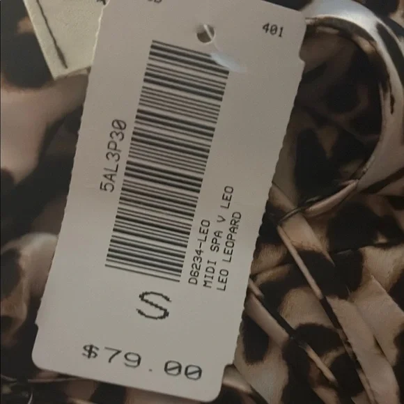 NWT Audrey 3 + 1 Leopard Print Slip Dress - Picture 5 of 5